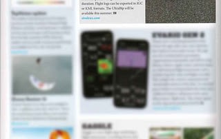 UltraBip solar GPS vario Bluetooth is featured in Cross Country Magazine